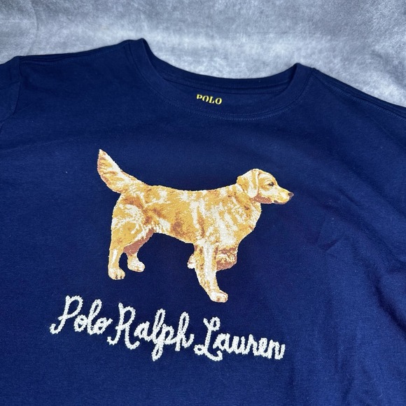 POLO RALPH LAUREN GIRLS BRAND NEW Retriever Long Sleeve SHIRT Size M (8-10), NWT - Picture 1 of 4
